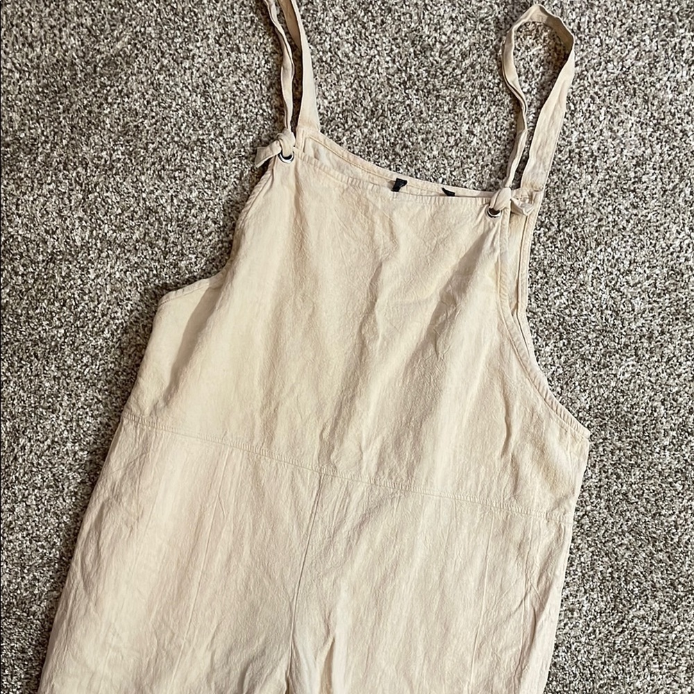 Cream Overalls - Picture 2 of 3